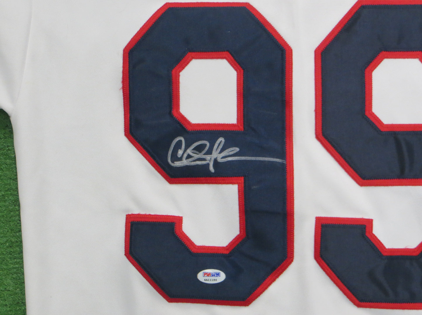 CHARLIE SHEEN WILD THING SIGNED Jersey PSA Sticker