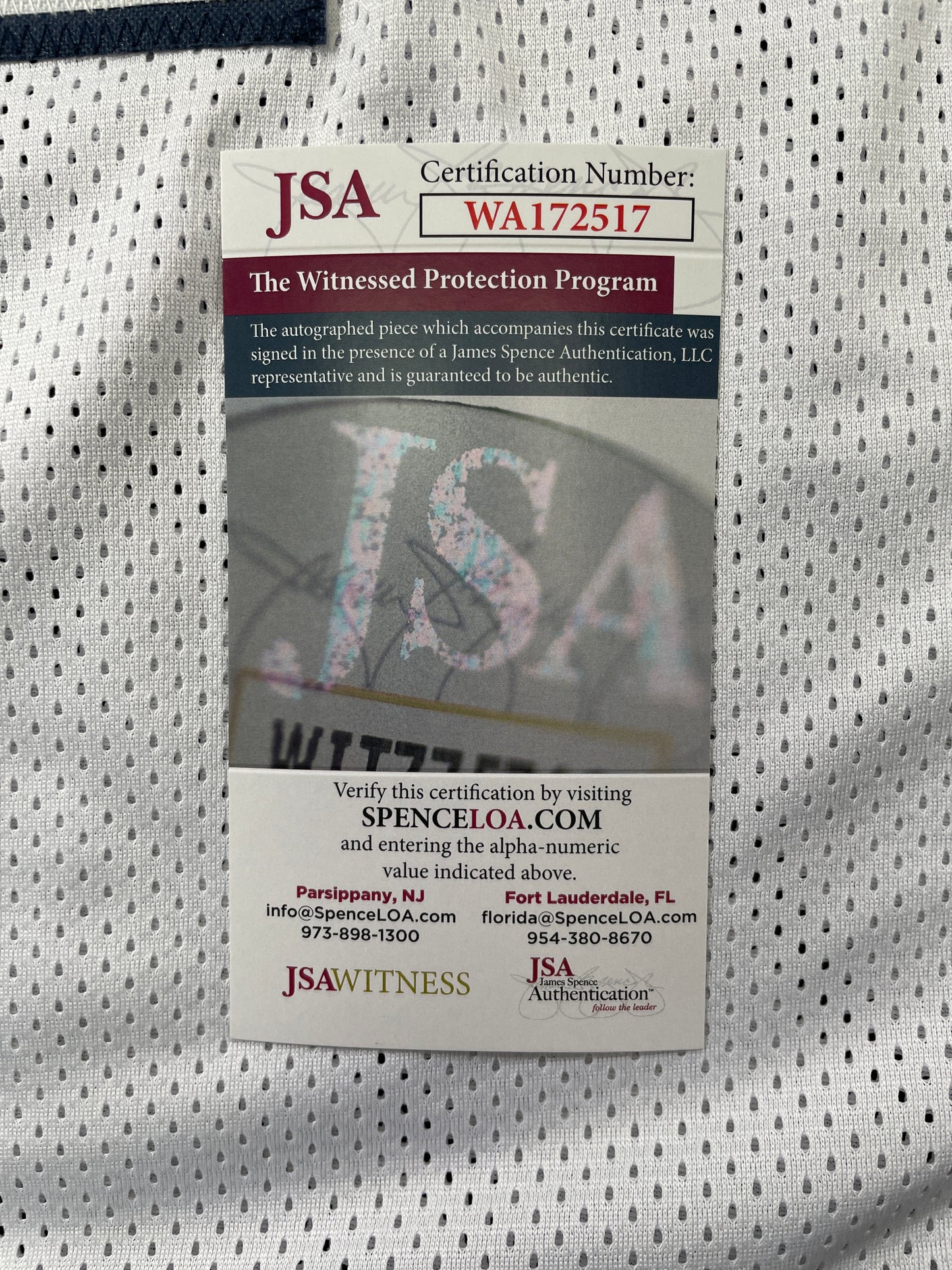 BRIAN BOSWORTH Oklahoma OU Sooners SIGNED The Longest Yard JERSEY w/INSC JSA