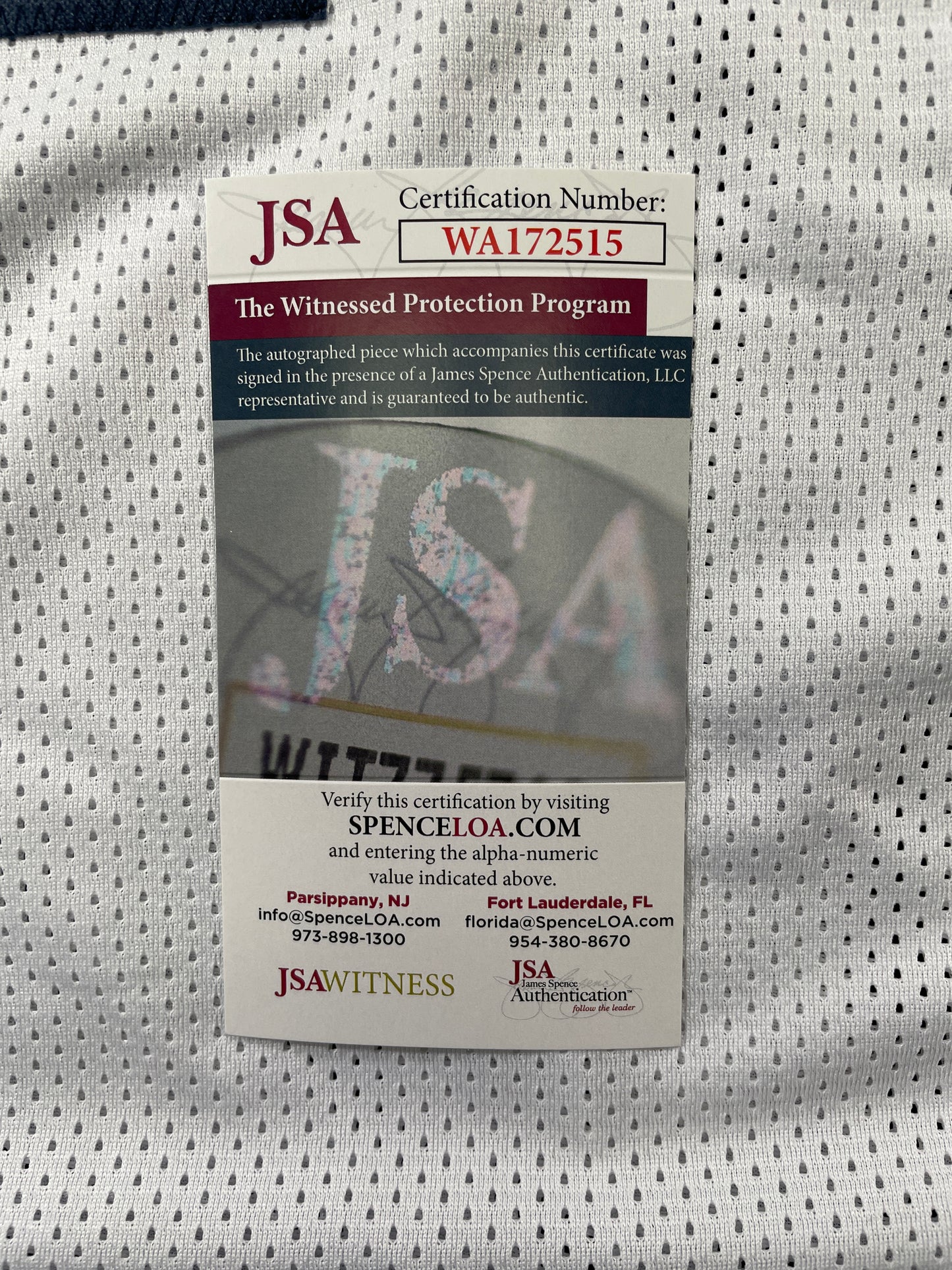 BRIAN BOSWORTH Oklahoma OU Sooners SIGNED The Longest Yard JERSEY w/INSC JSA