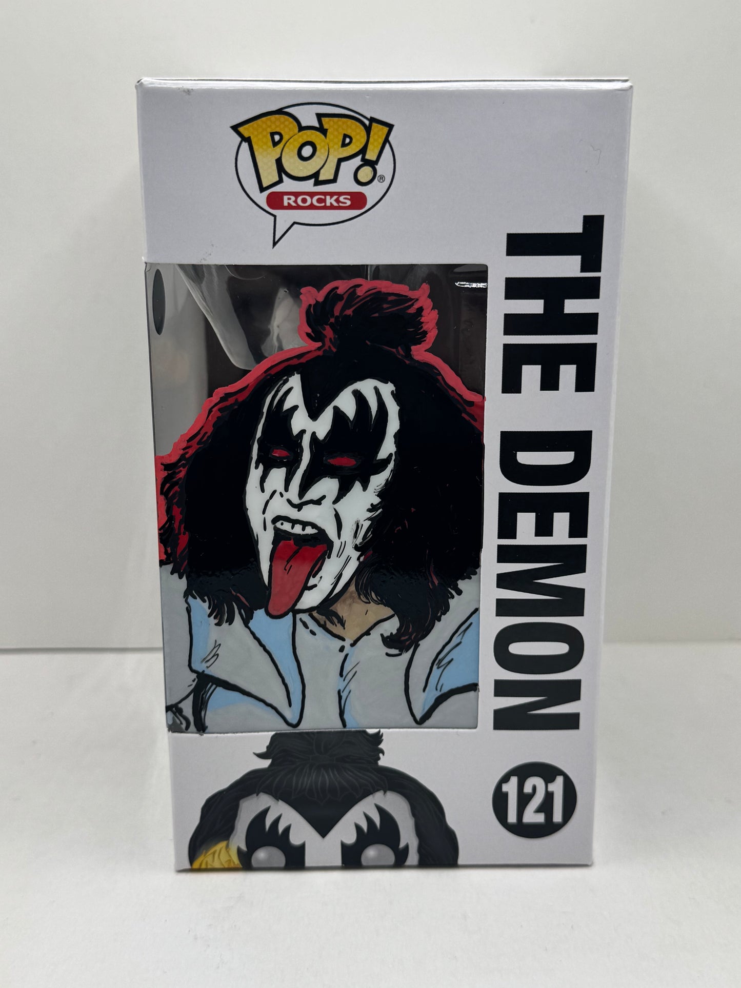 Tone Rodriguez Sketched Kiss Funko Pop 121 "The Demon"
