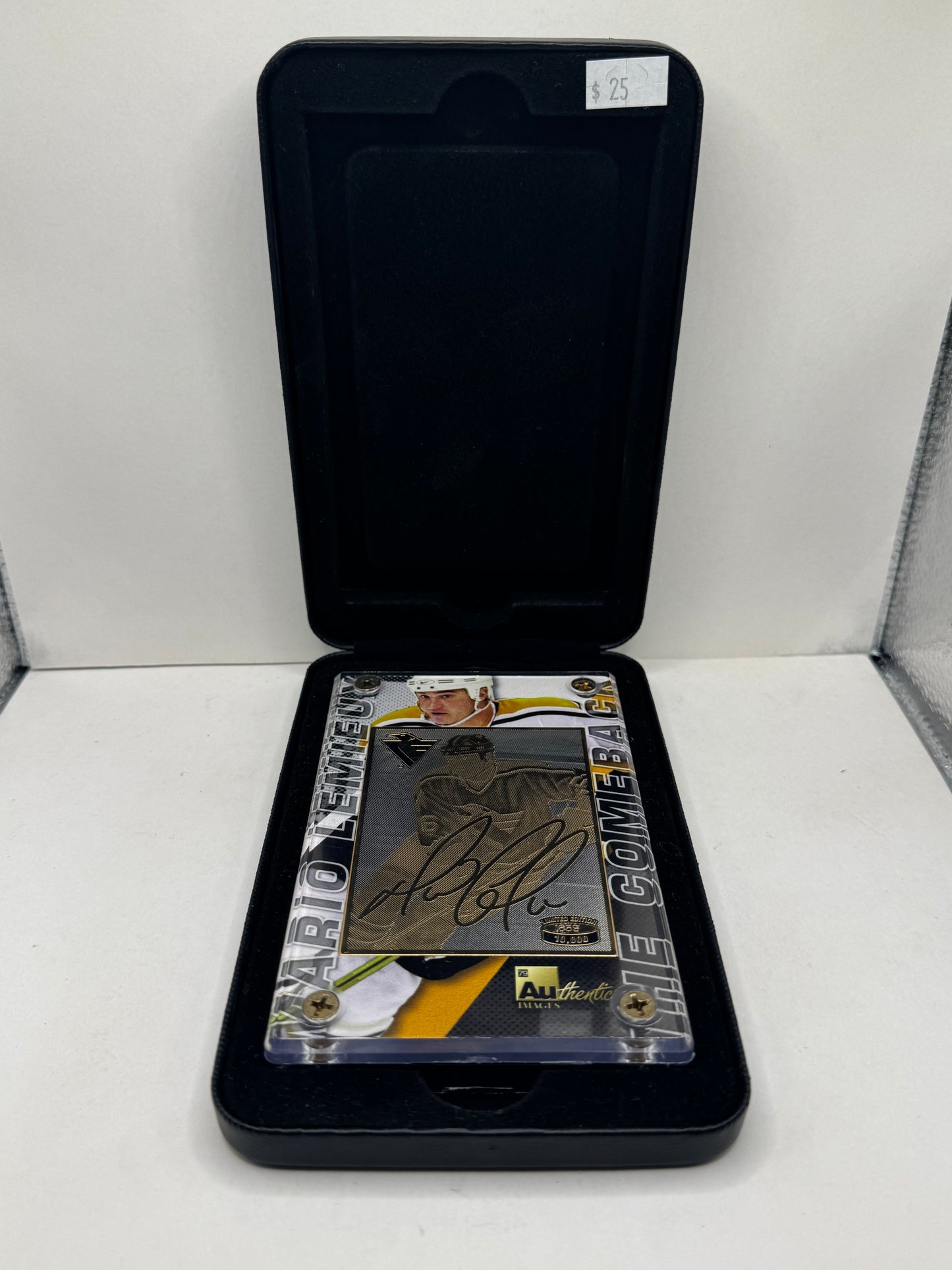 2001 Mario Lemieux Limited-Edition Commemorative The Comeback Plaque