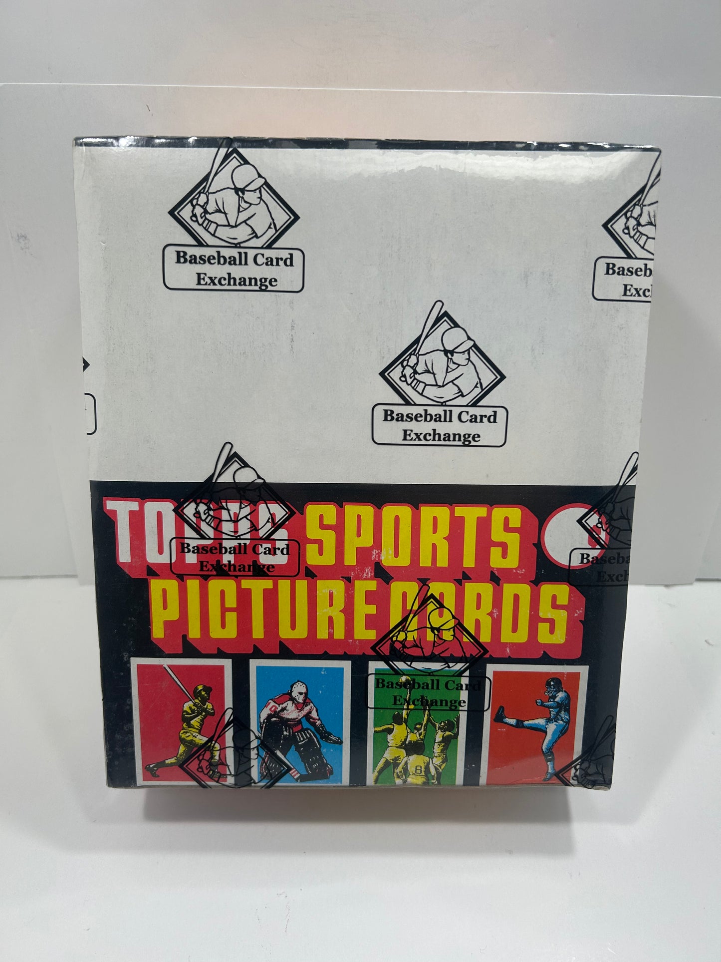 1988 Topps Baseball Unopened Rack Pack Box BBCE