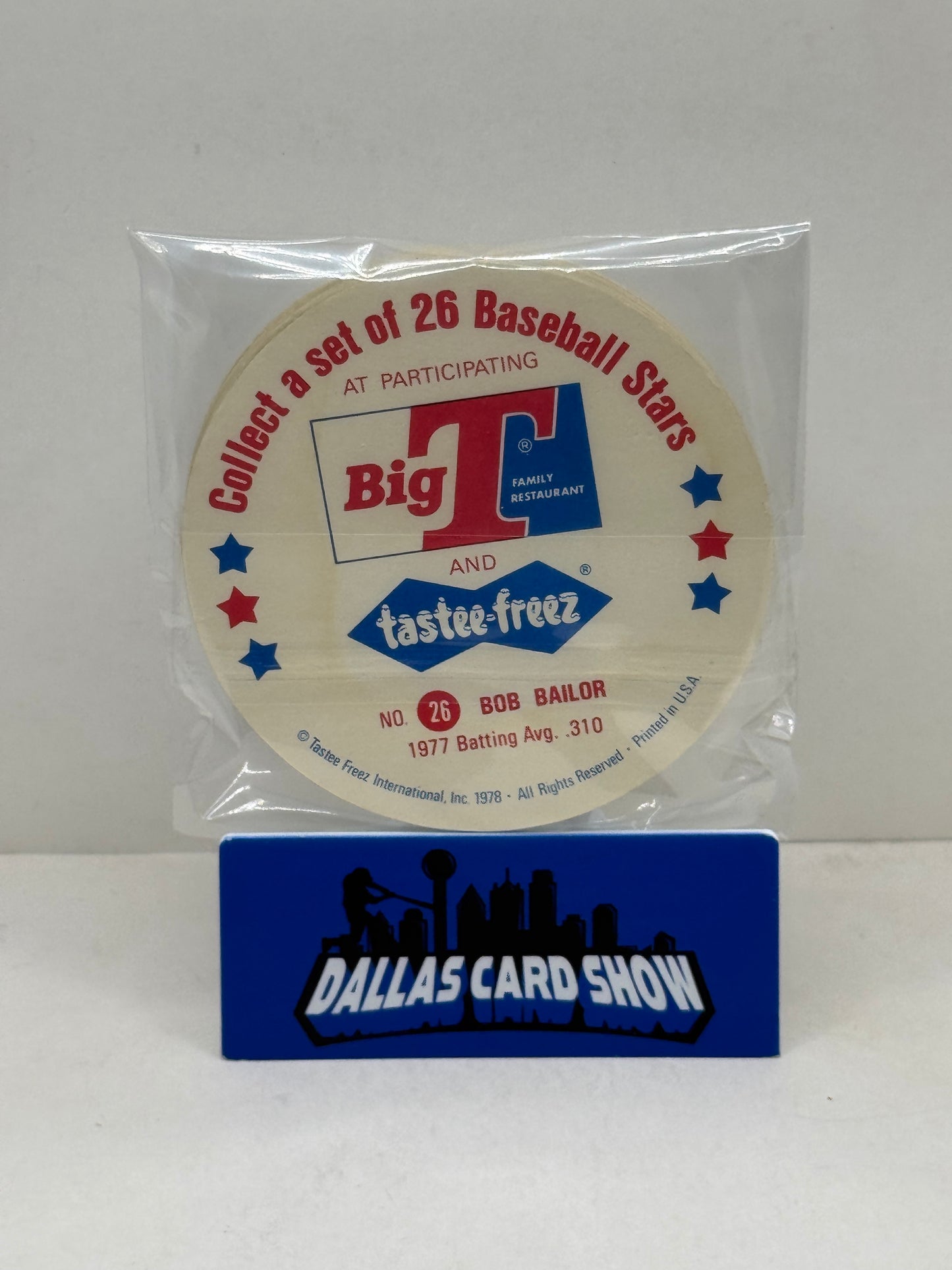 1977-78 Big T Tastee Freez Baseball Stars 26 Card Set Sealed