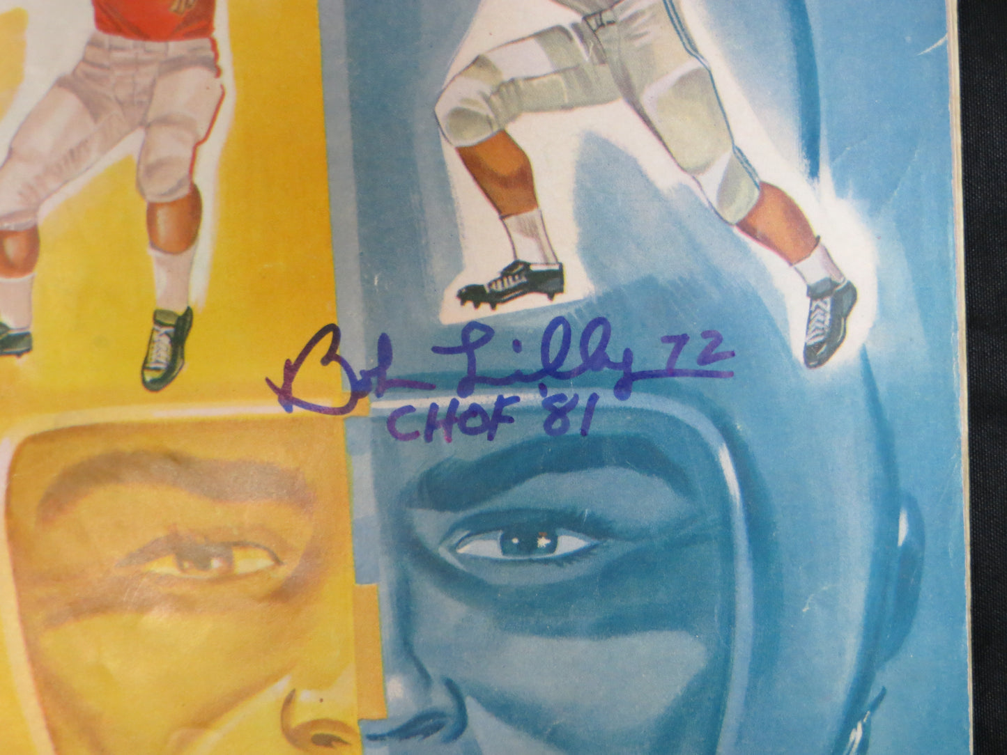 BOB LILLY SIGNED TCU vs USC Game Program 9/24/1960 w/CHOF 81 JSA