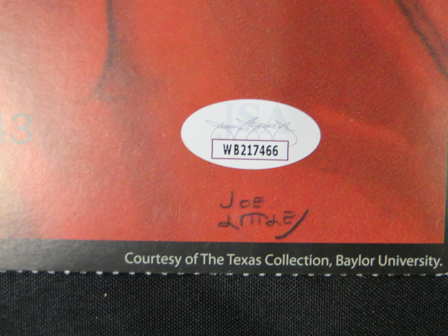 BOB LILLY SIGNED TCU vs Baylor Game Program Cover 11/4/1961 w/CHOF 81 JSA