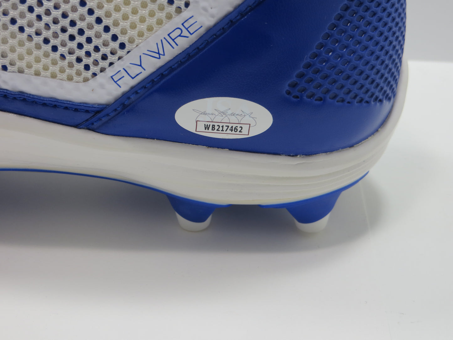 BOB LILLY DALLAS COWBOYS SIGNED NIKE Left CLEAT w/HOF 80 JSA COA