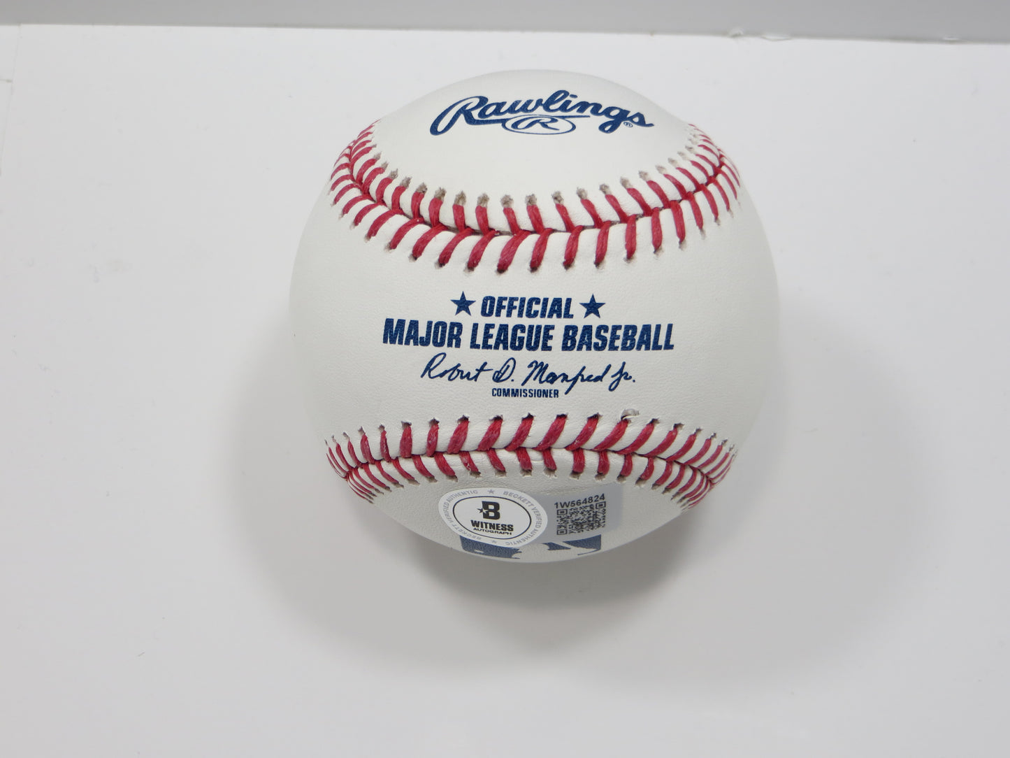 RUBEN SIERRA TEXAS RANGERS SIGNED Rawlings OML BASEBALL w/ElCaballo BAS