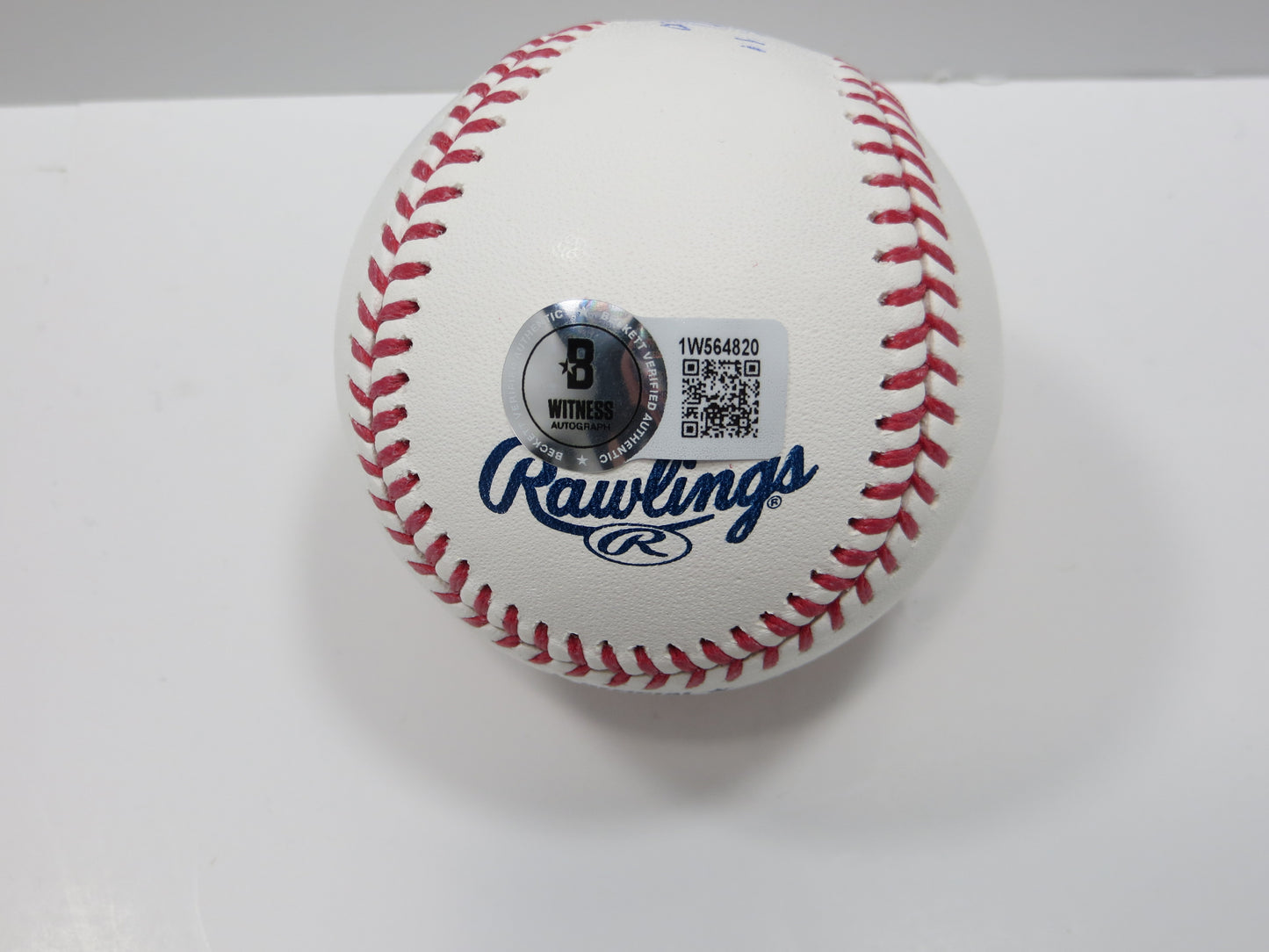 RUBEN SIERRA TEXAS RANGERS SIGNED Rawlings OML BASEBALL w/ElCaballo BAS