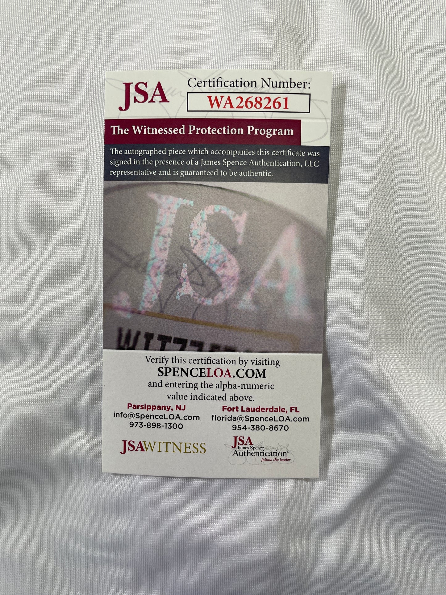 PAT MAHOMES SR. NEW YORK METS SIGNED JERSEY w/GO METS! XL JSA COA