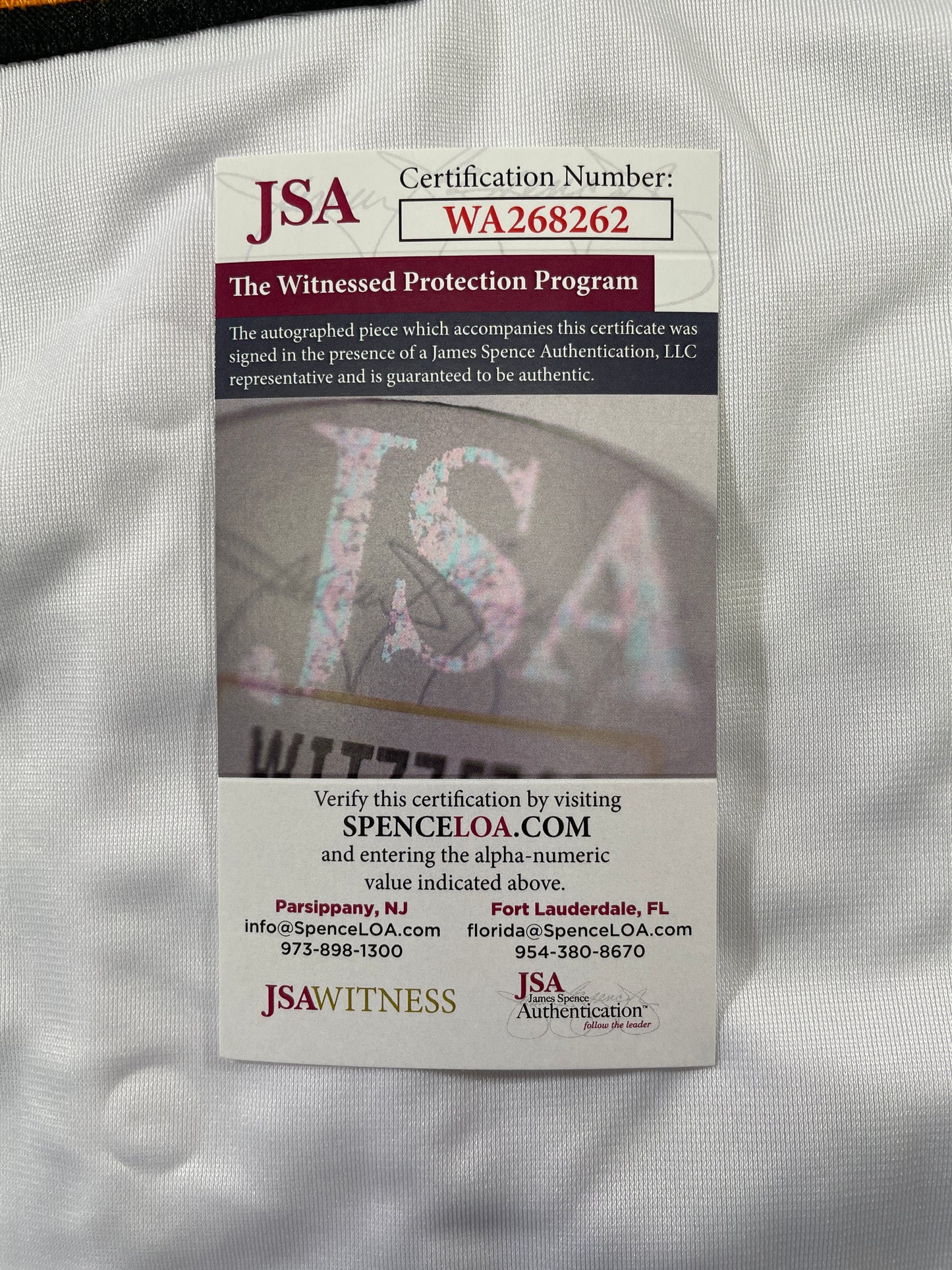 PAT MAHOMES SR. NEW YORK METS SIGNED JERSEY w/GO METS! XL JSA COA