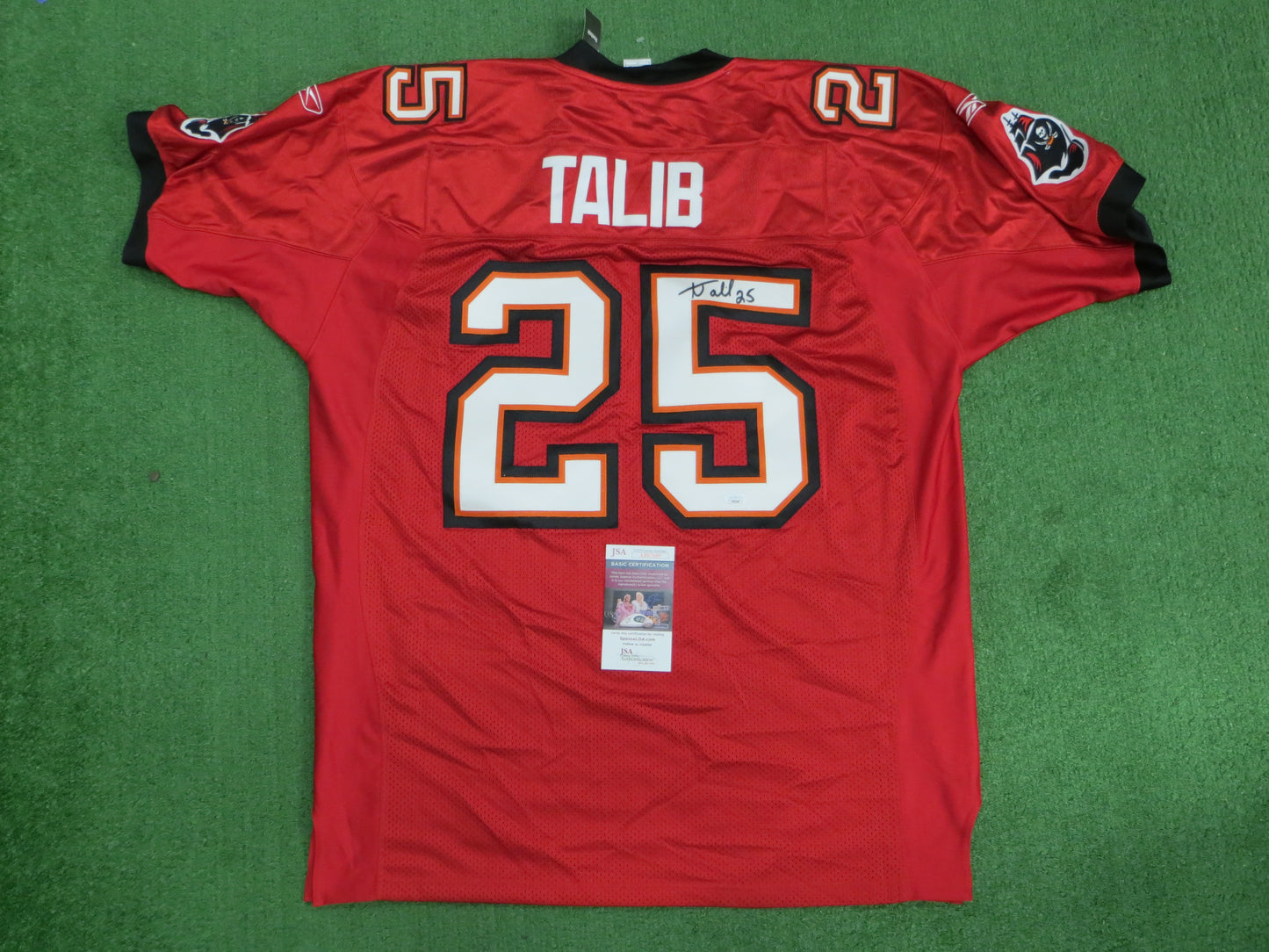 AQIB TALIB AUTHENTIC Reebok TAMPA BAY BUCS SIGNED Jersey w/TAGS JSA