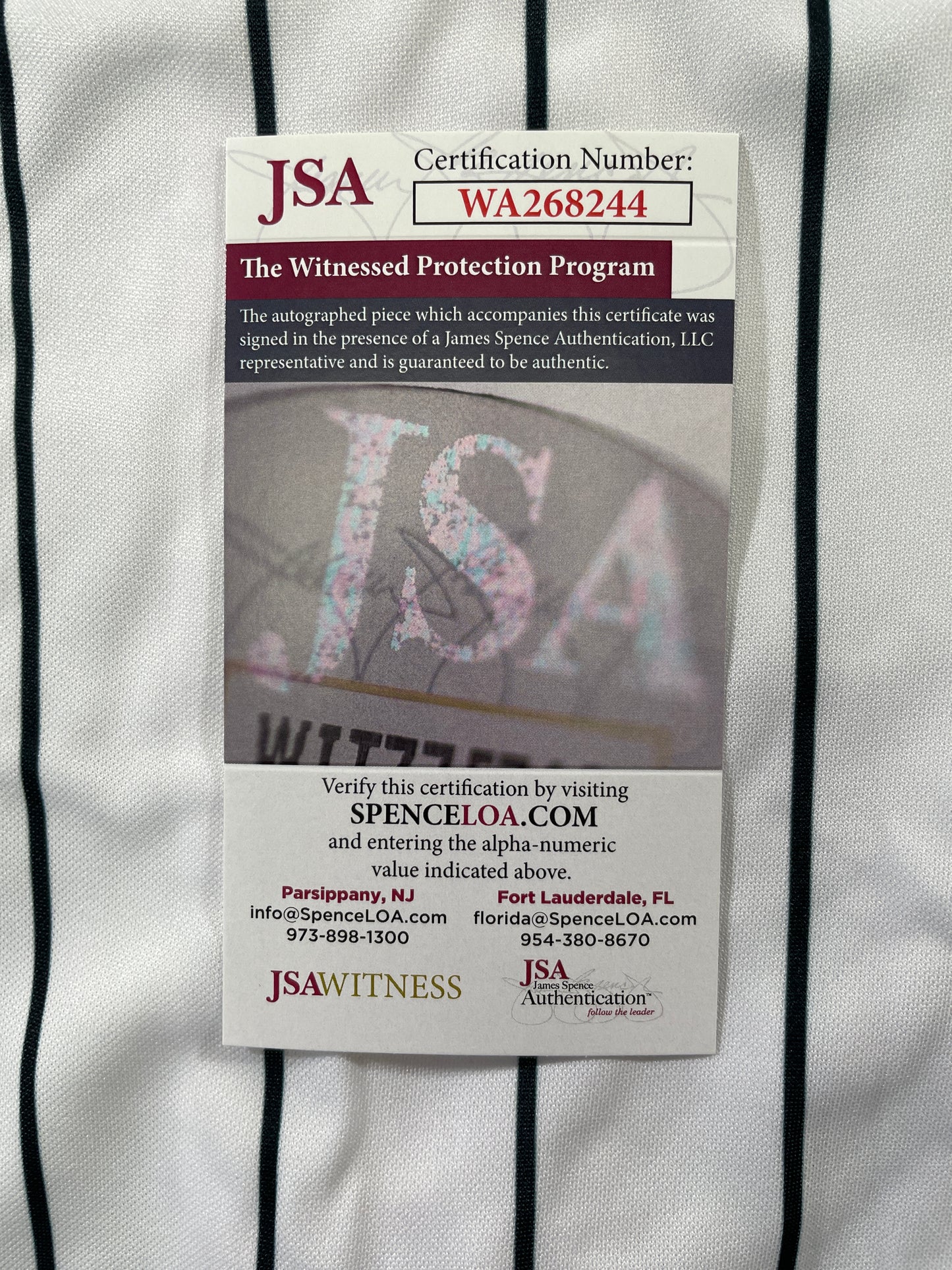 PAT MAHOMES SR. MINNESOTA TWINS SIGNED JERSEY w/GO TWINS! XL JSA COA