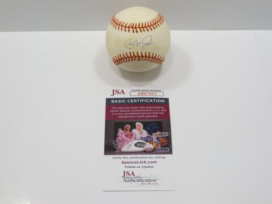 CAL RIPKEN JR. BALTIMORE ORIOLES SIGNED Rawlings Ripken Baseball JSA COA