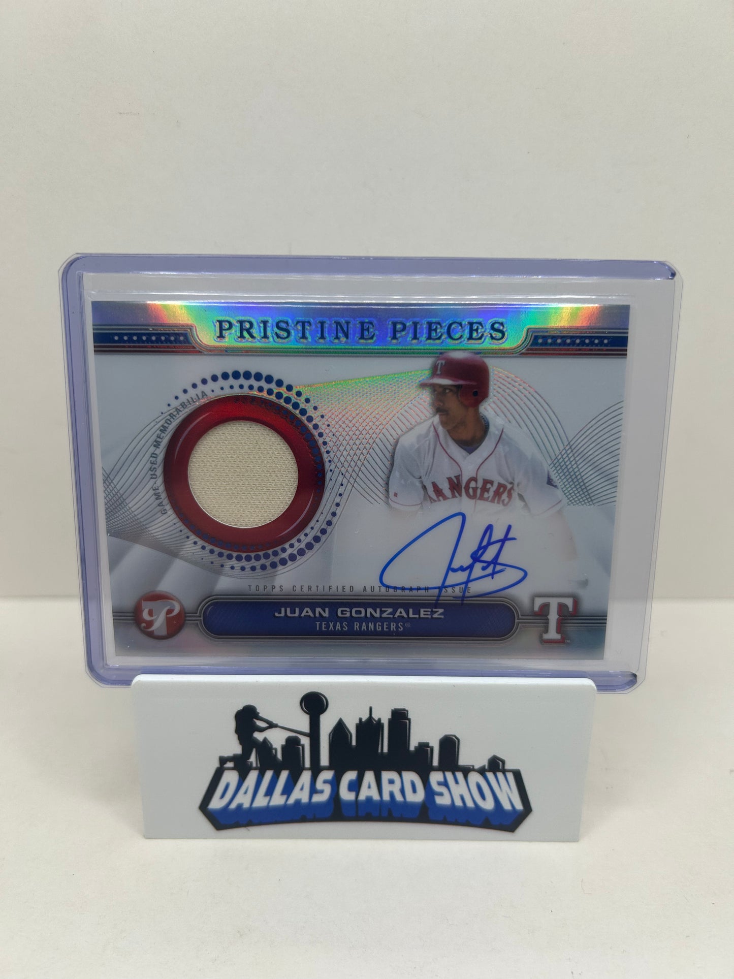 2024 Topps Pristine Pristine Pieces Autograph Relics #PPAR-NG Juan Gonzalez Auto