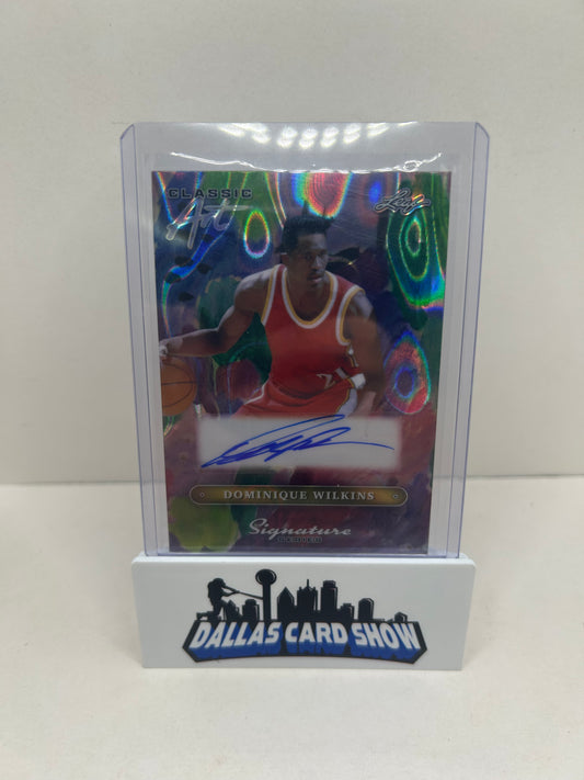2025 Leaf Signature Series Classic Art Dominique Wilkins 1/1 Autograph Auto