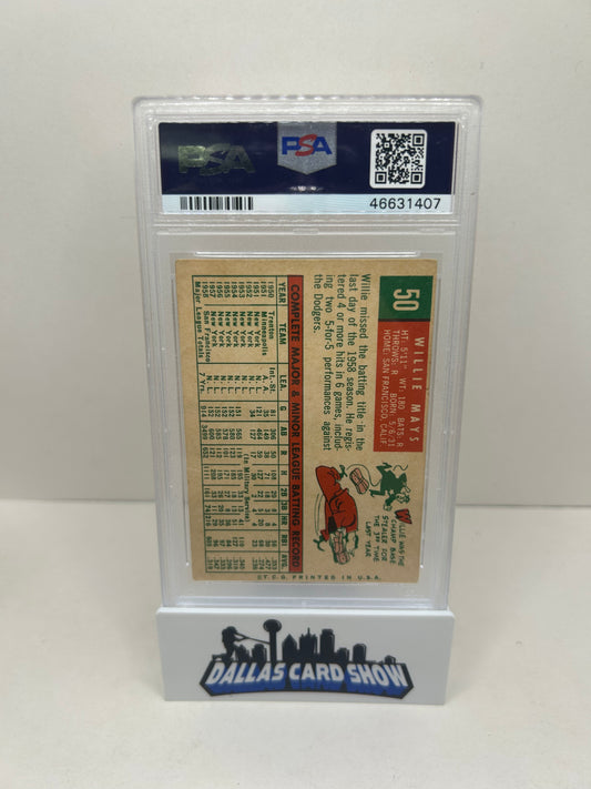 1959 Topps Willie Mays #50 PSA 3.5 San Francisco Giants