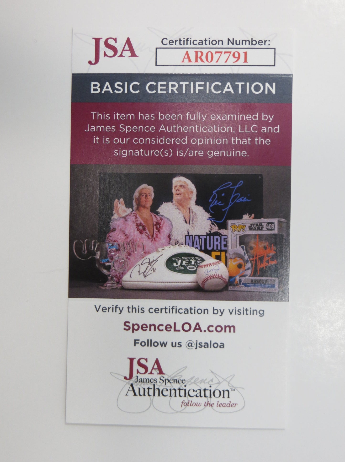 KURT WARNER ST LOUIS RAMS SIGNED Super Bowl XXXIV NFL Insider JSA COA