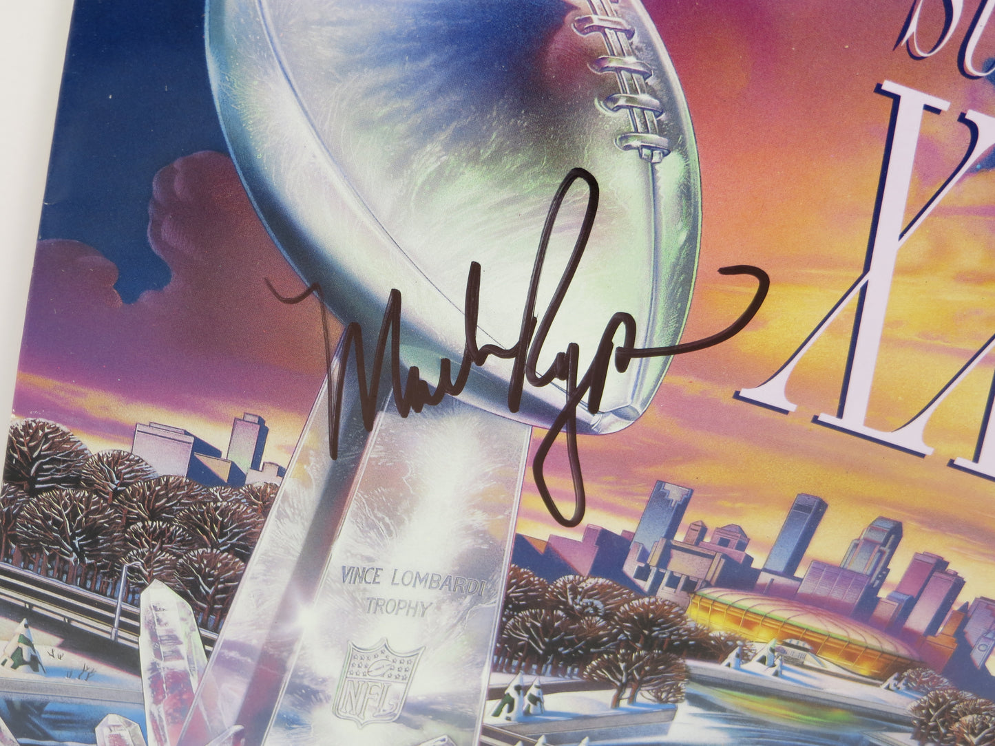 MARK RYPIEN WASHINGTON REDSKINS SIGNED Super Bowl XXVI Program JSA COA