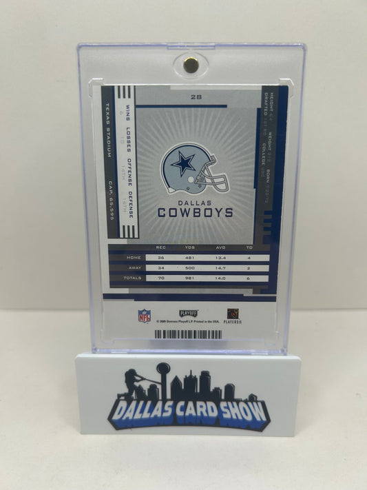 2005 Playoff Contenders Keyshawn Johnson Season Ticket #28 Auto