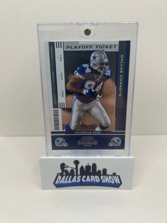 2005 Playoff Contenders Ticket /25 DeMarcus Ware #133 Rookie RC