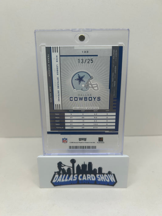 2005 Playoff Contenders Ticket /25 DeMarcus Ware #133 Rookie RC