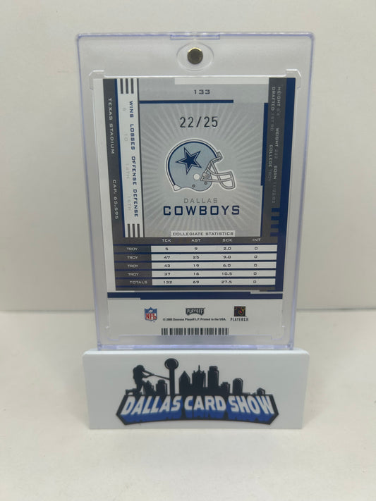 2005 Playoff Contenders DeMarcus Ware Rookie Preview Ticket Autograph /25 Auto