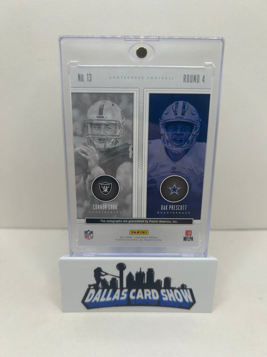 DAK PRESCOTT C. COOK 2016 CONTENDERS ROOKIE ROUND NUMBERS RC AUTO /40