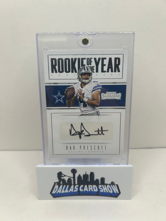 2016 Panini Contenders Dak Prescott Rookie Of The Year Autograph RC #22