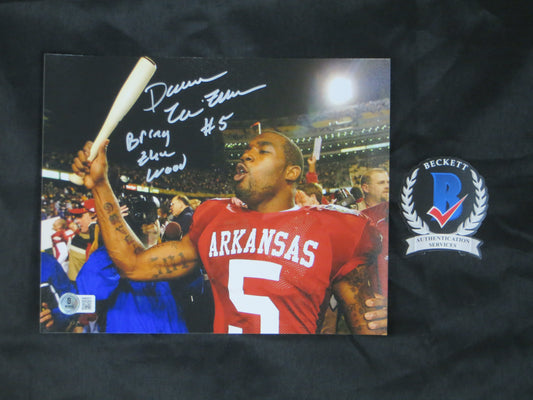 DARREN McFADDEN SIGNED ARKANSAS RAZORBACKS SIGNED 8x10 Photo BAS