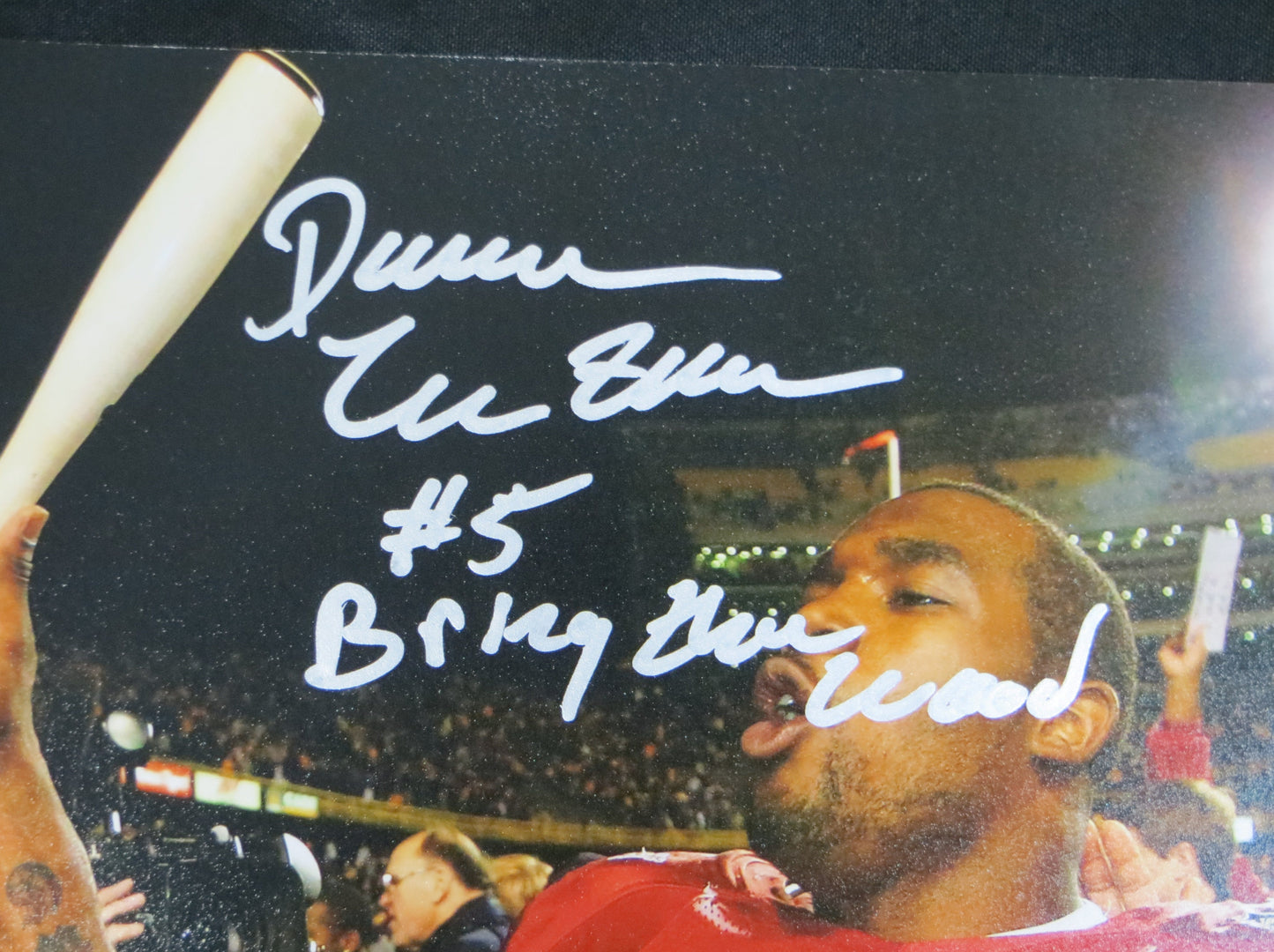 DARREN McFADDEN SIGNED ARKANSAS RAZORBACKS SIGNED 8x10 Photo BAS