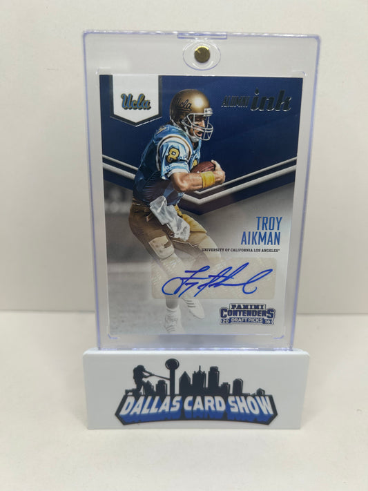 2016 Contenders Draft Picks Troy Aikman Alumni Ink Auto #79