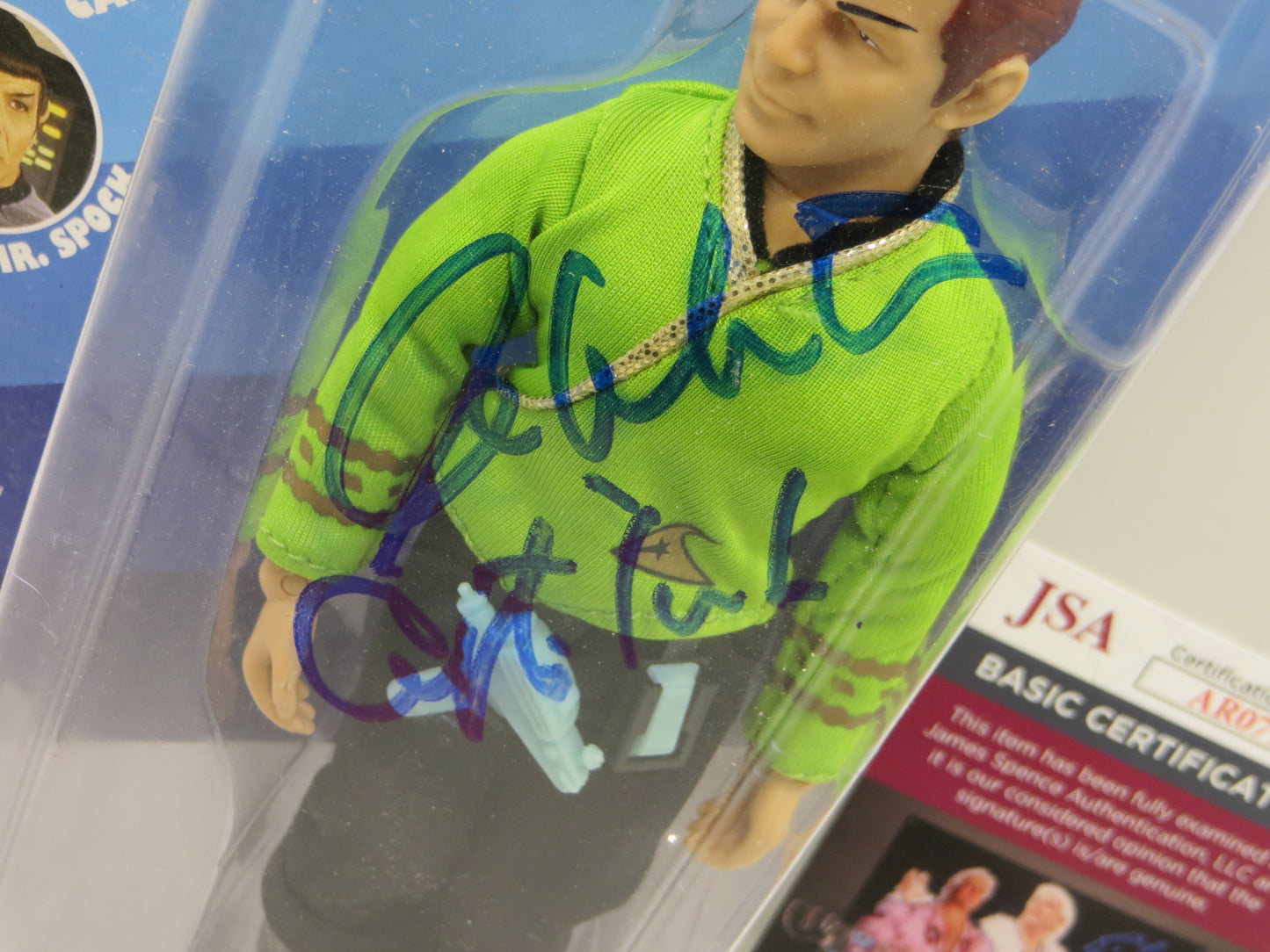 WILLIAM SHATNER STAR TREK Captian Kirk Limited Edition FIGURINE JSA BAS