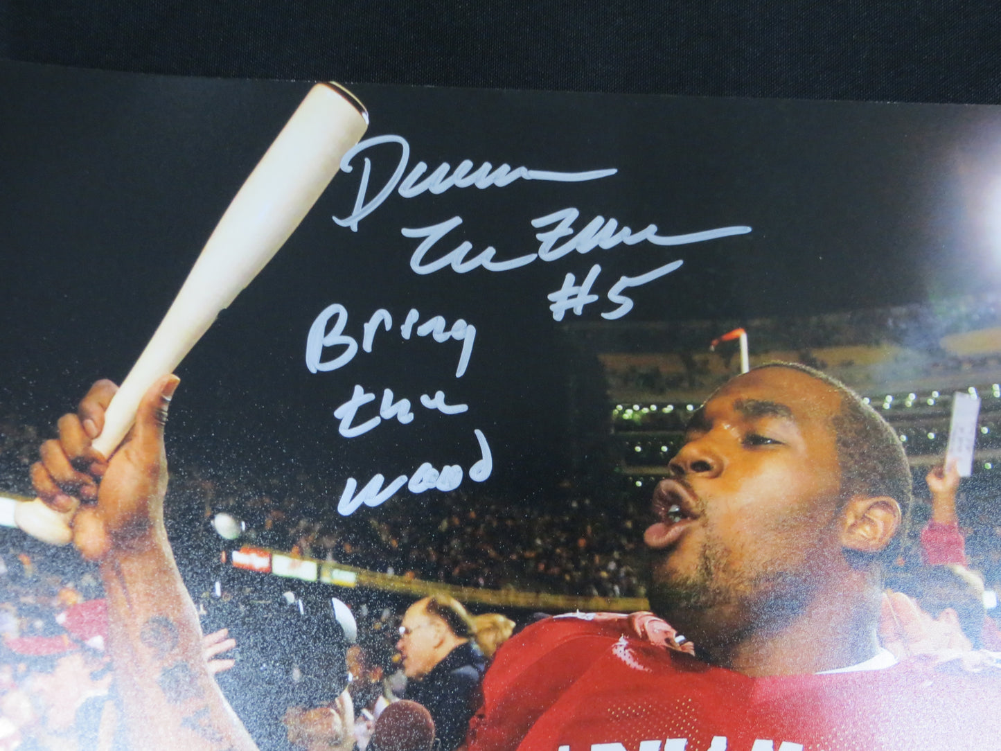 DARREN McFADDEN SIGNED ARKANSAS RAZORBACKS SIGNED 8x10 Photo JSA