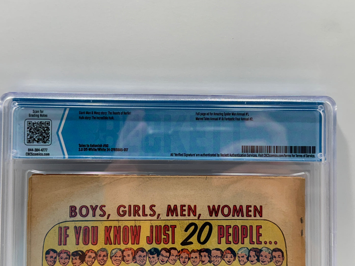 TALES TO ASTONISH #60 (1964) CBCS 3.0 Key Issue