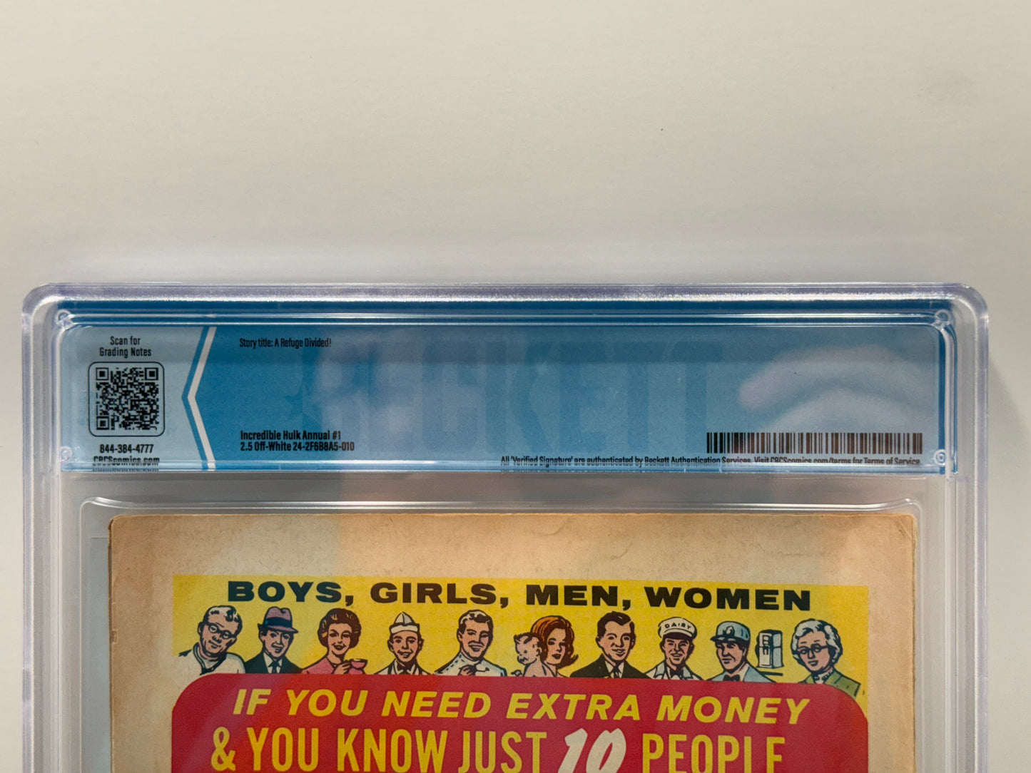 Incredible Hulk Annual #1 vs INHUMANS 1968 classic STERANKO League Evil CBCS 2.5