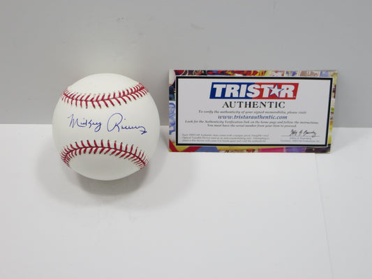 MICKEY RIVERS NEW YORK YANKEES SIGNED Rawlings OML Baseball TriStar