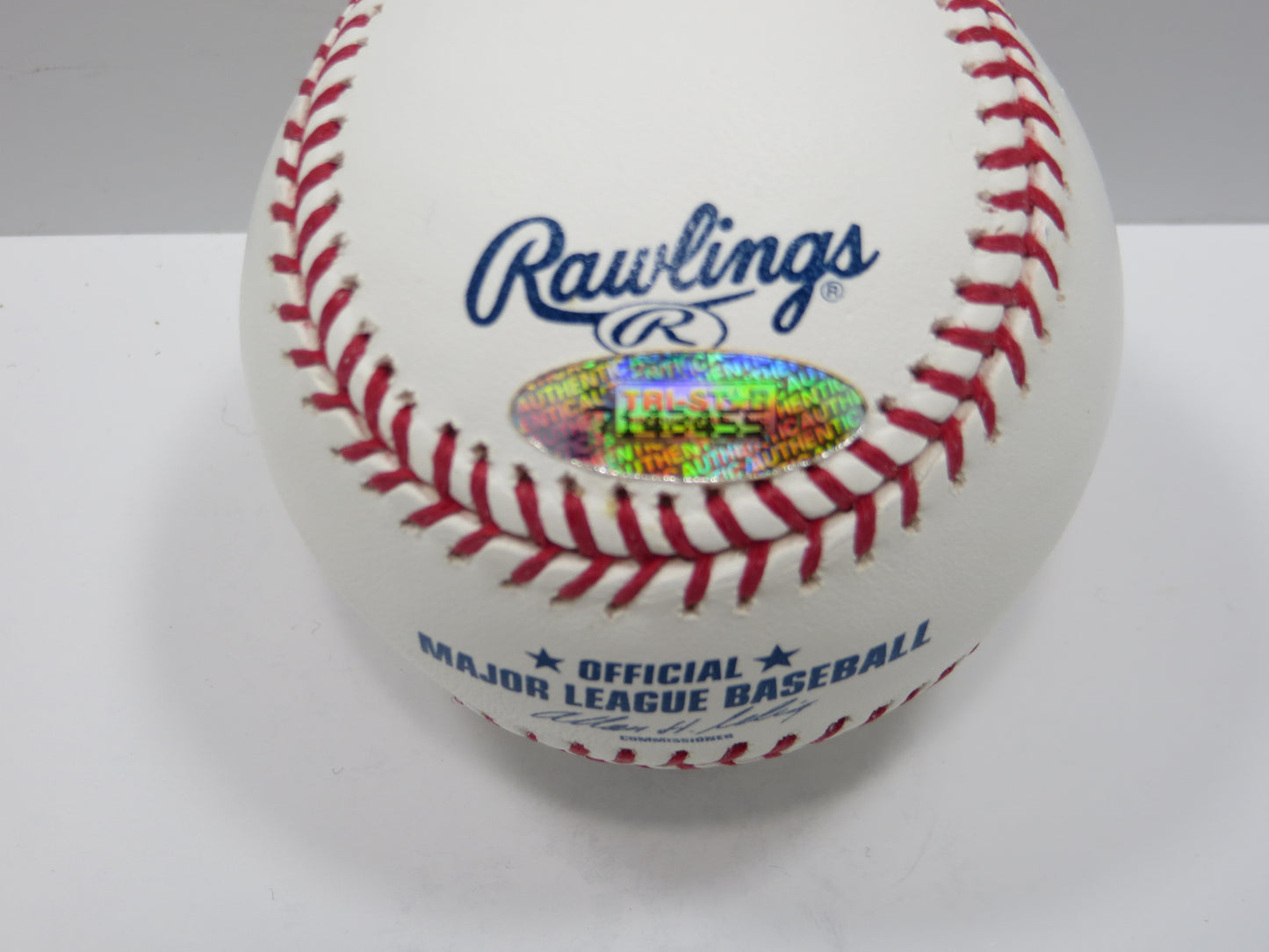 MICKEY RIVERS NEW YORK YANKEES SIGNED Rawlings OML Baseball TriStar