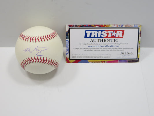 J.A. HAPP SIGNED NEW YORK YANKEES SIGNED Rawlings OML Baseball TriStar