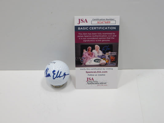 STEVE ELKINGTON SIGNED Top-Flite Golf Ball HOUSTON COUGARS JSA COA