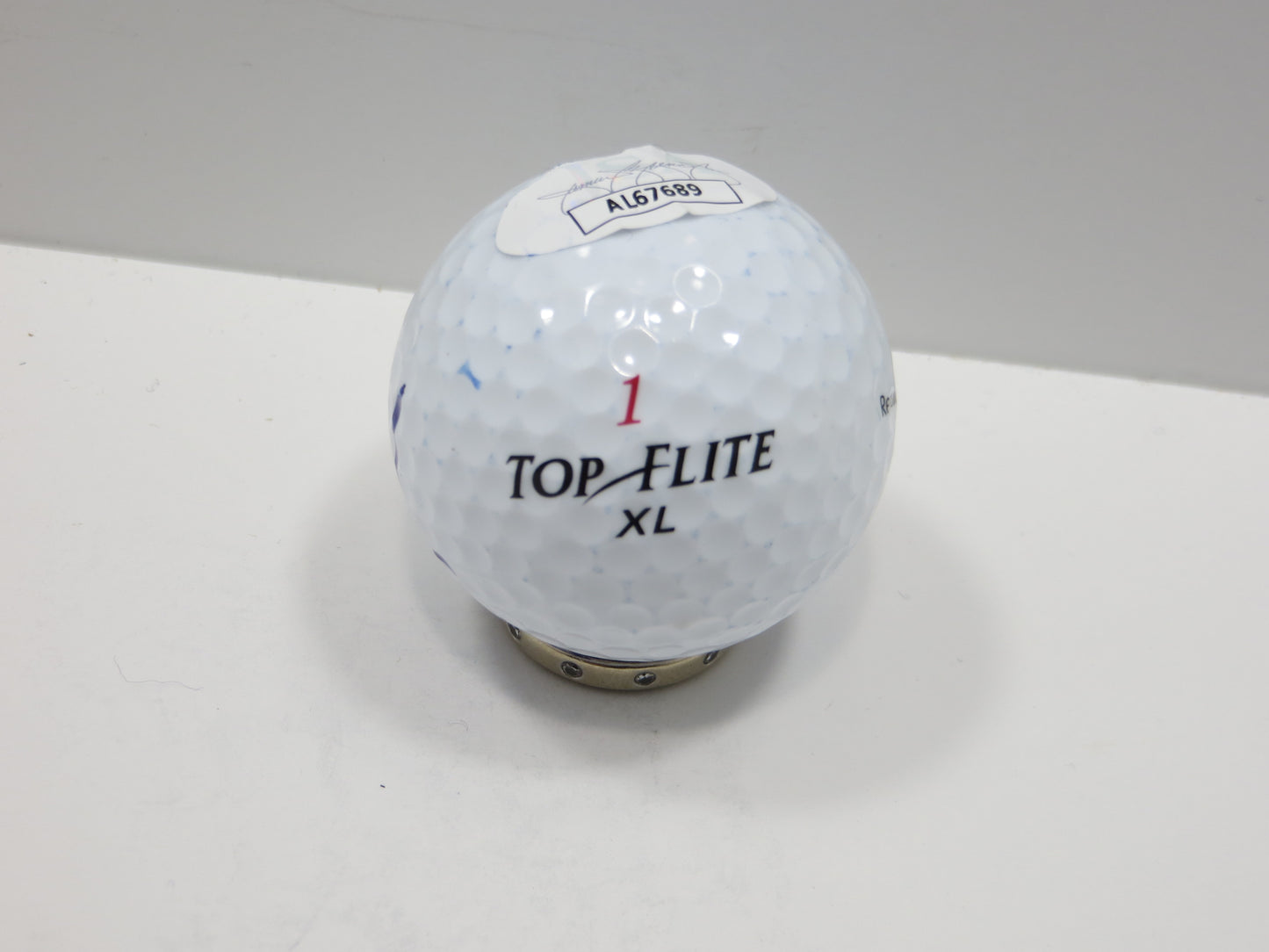 STEVE ELKINGTON SIGNED Top-Flite Golf Ball HOUSTON COUGARS JSA COA