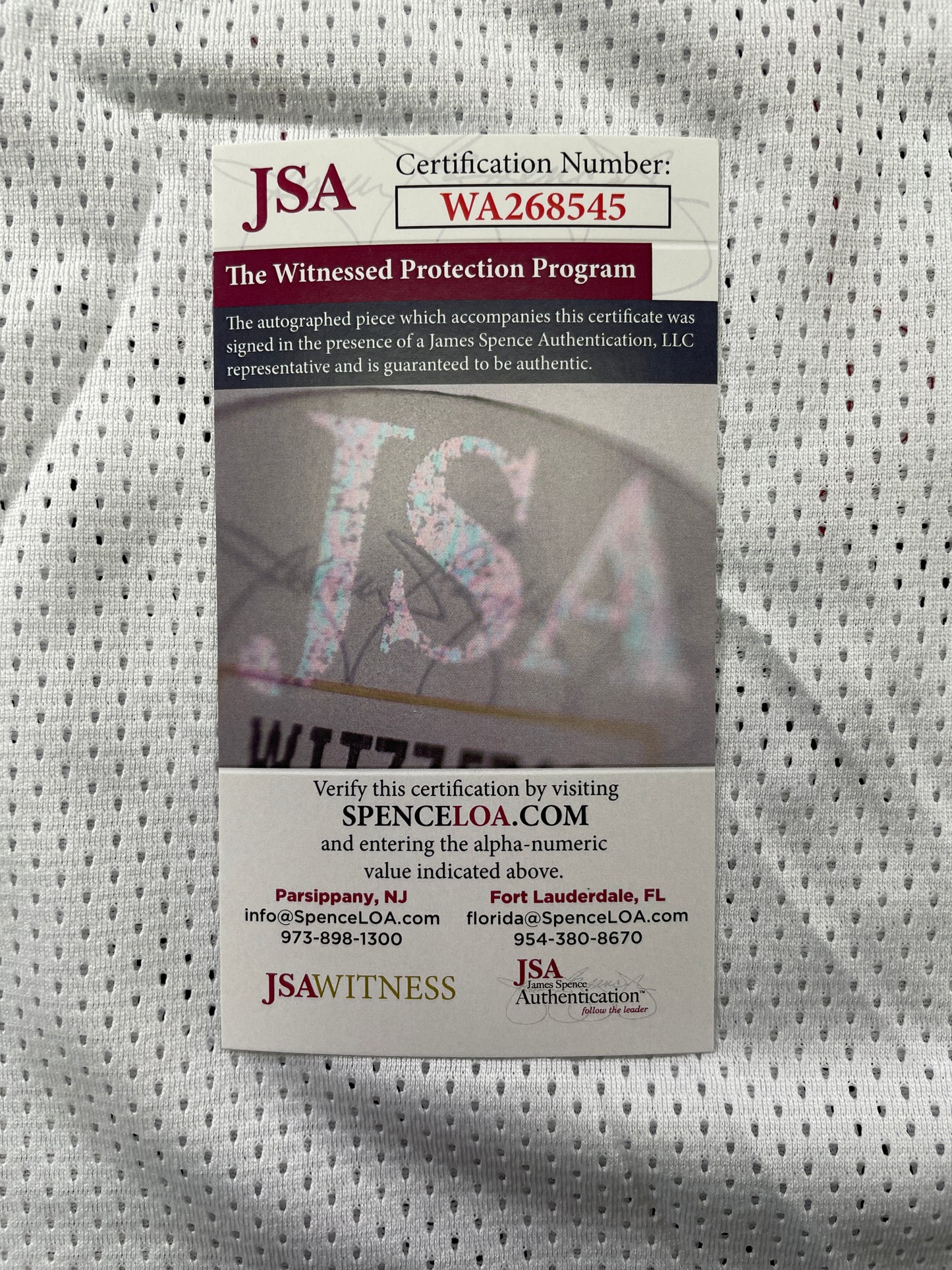 MARVIN MIMS Oklahoma OU Sooners WHITE SIGNED JERSEY DENVER BRONCOS XL JSA