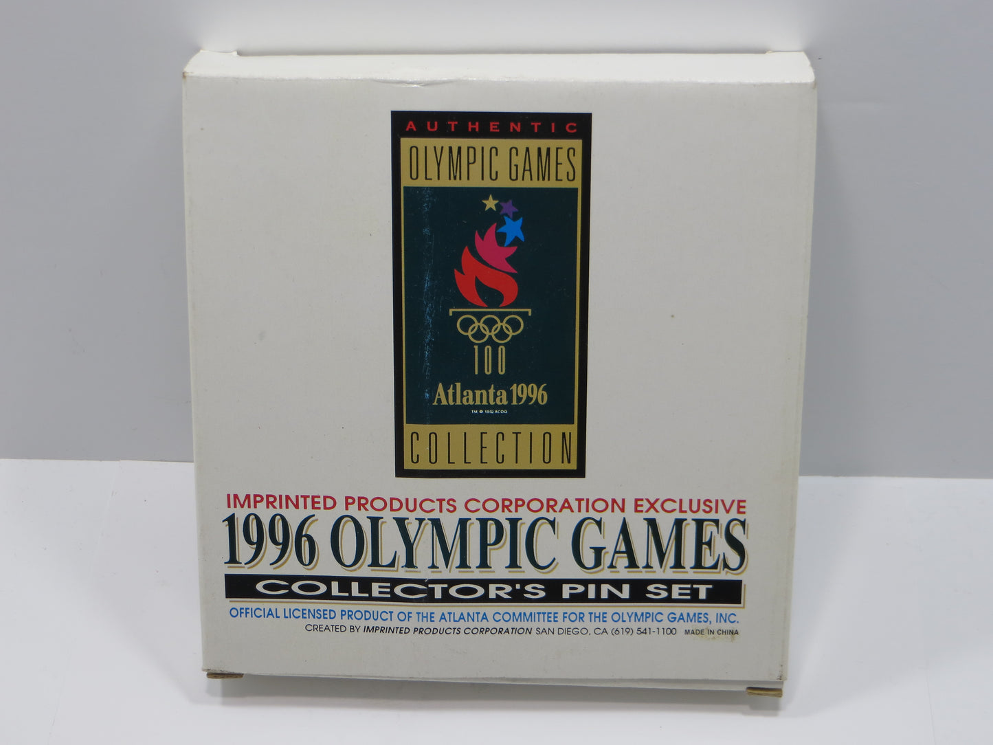 ATLANTA 1996 OLYMPIC GAMES 3 Collectors Pin SET CLEAN AIR TEAM