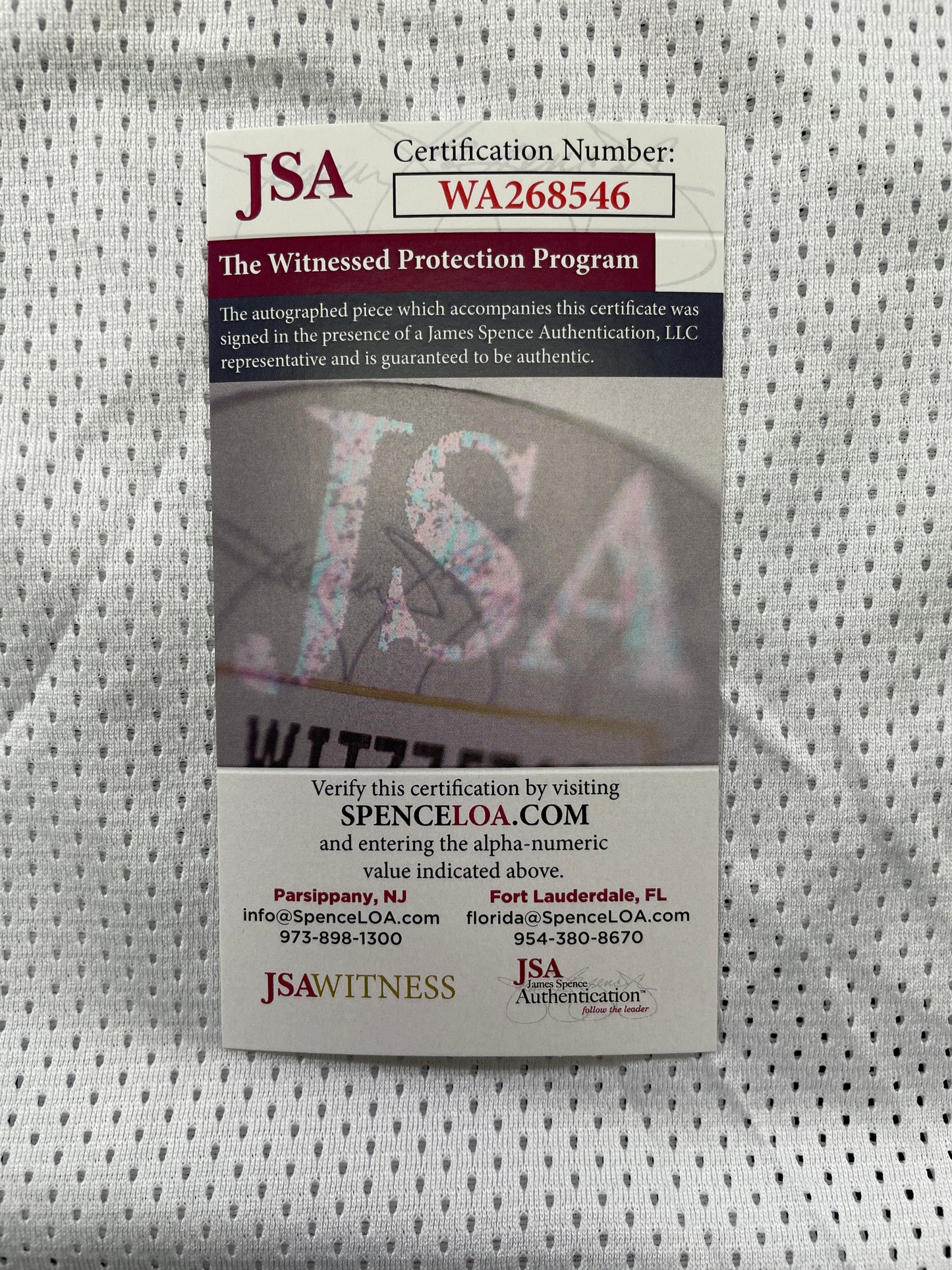 MARVIN MIMS Oklahoma OU Sooners WHITE SIGNED JERSEY DENVER BRONCOS XL JSA