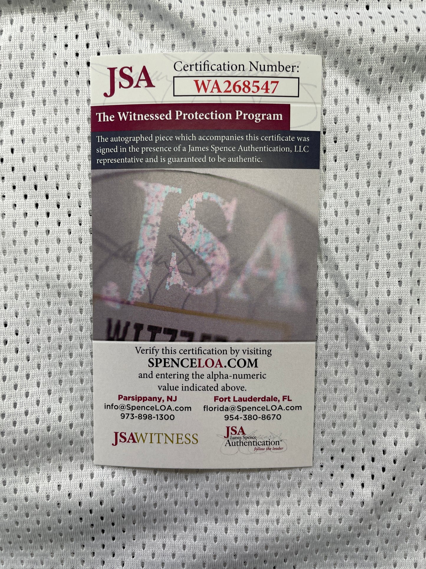 MARVIN MIMS Oklahoma OU Sooners WHITE SIGNED JERSEY DENVER BRONCOS XL JSA