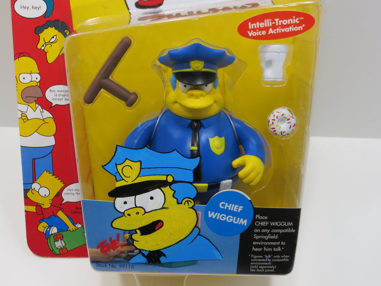 TONE RODRIGUEZ SIGNED SKETCHED CHIEF WIGGUM SIMPSONS FIGURINE JSA