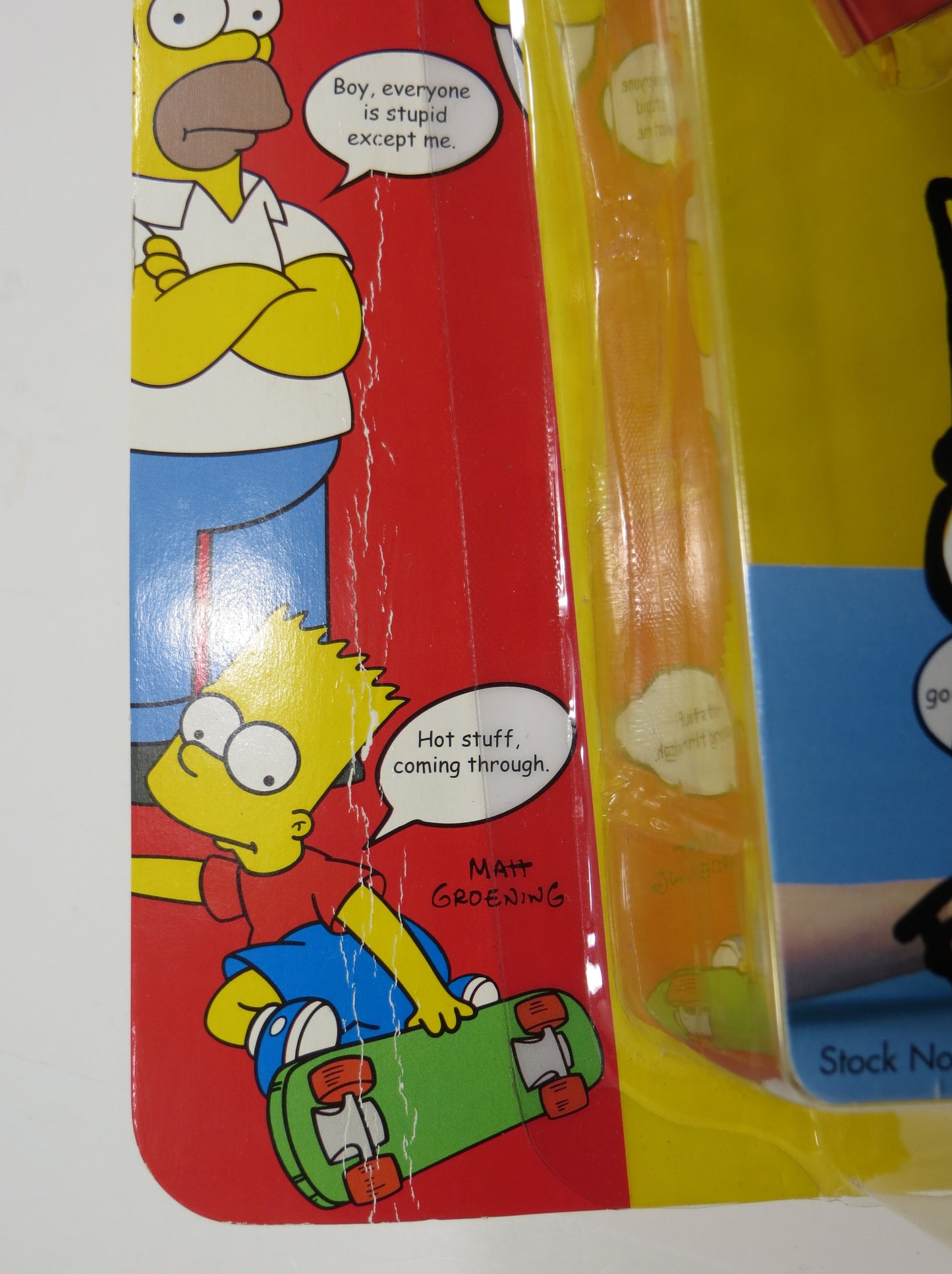 TONE RODRIGUEZ SIGNED SKETCHED SUNDAY BEST BART SIMPSONS FIGURINE JSA