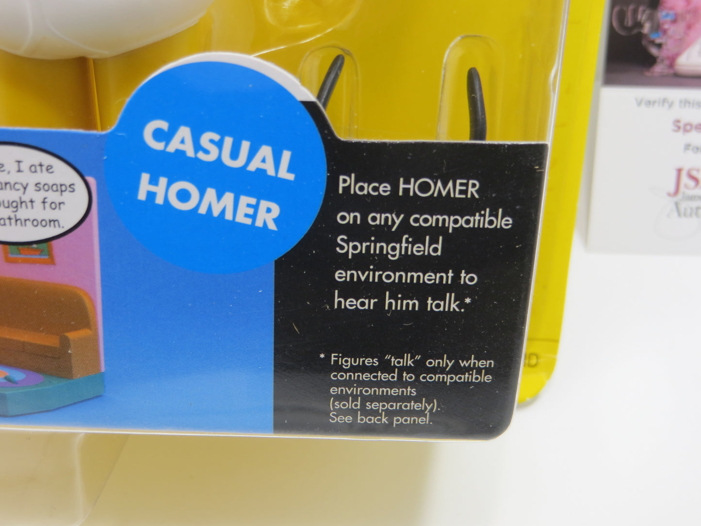 TONE RODRIGUEZ SIGNED SKETCHED Casual Homer SIMPSONS FIGURINE JSA