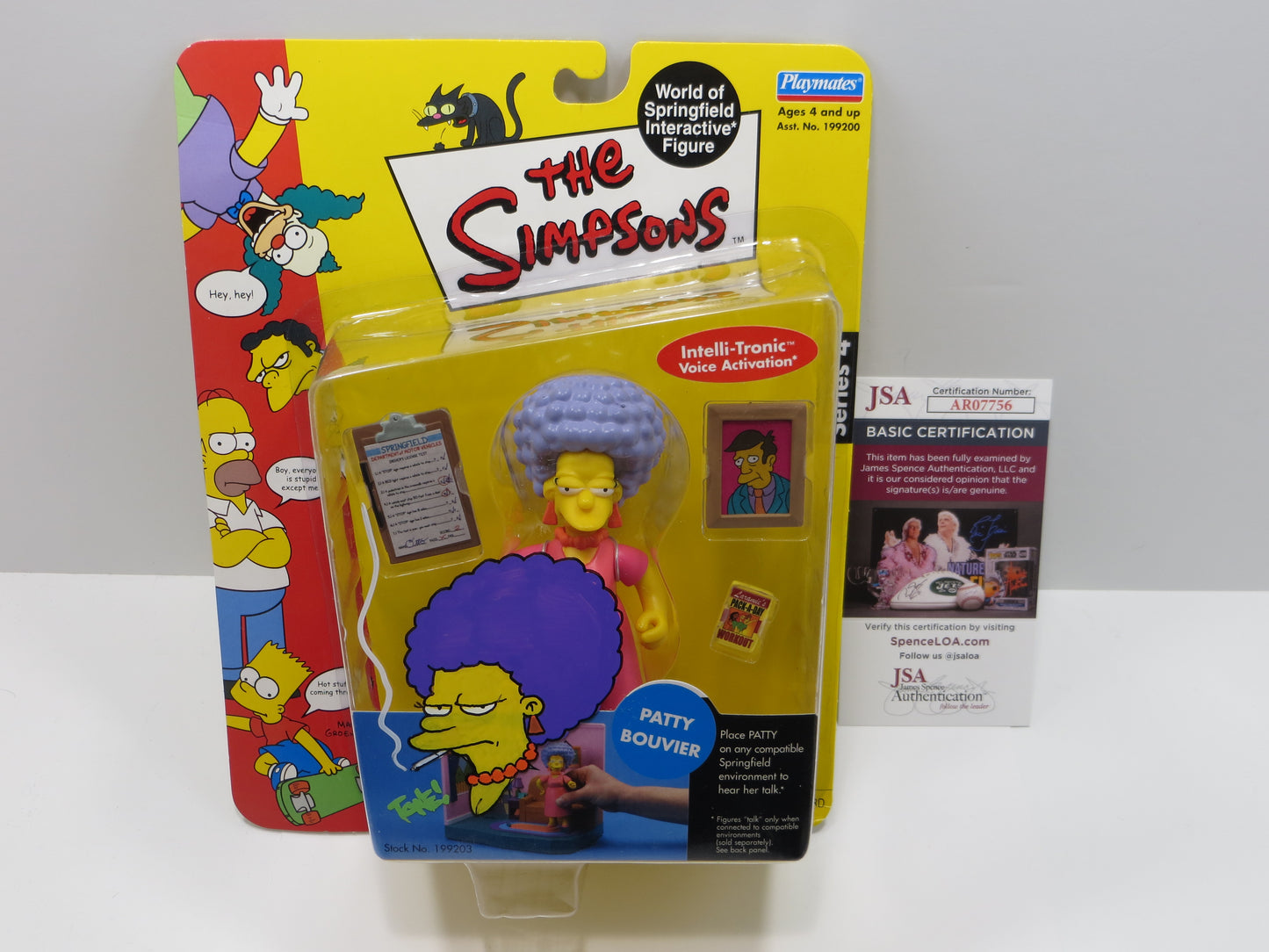 TONE RODRIGUEZ SIGNED SKETCHED Patty Bouvier SIMPSONS FIGURINE JSA