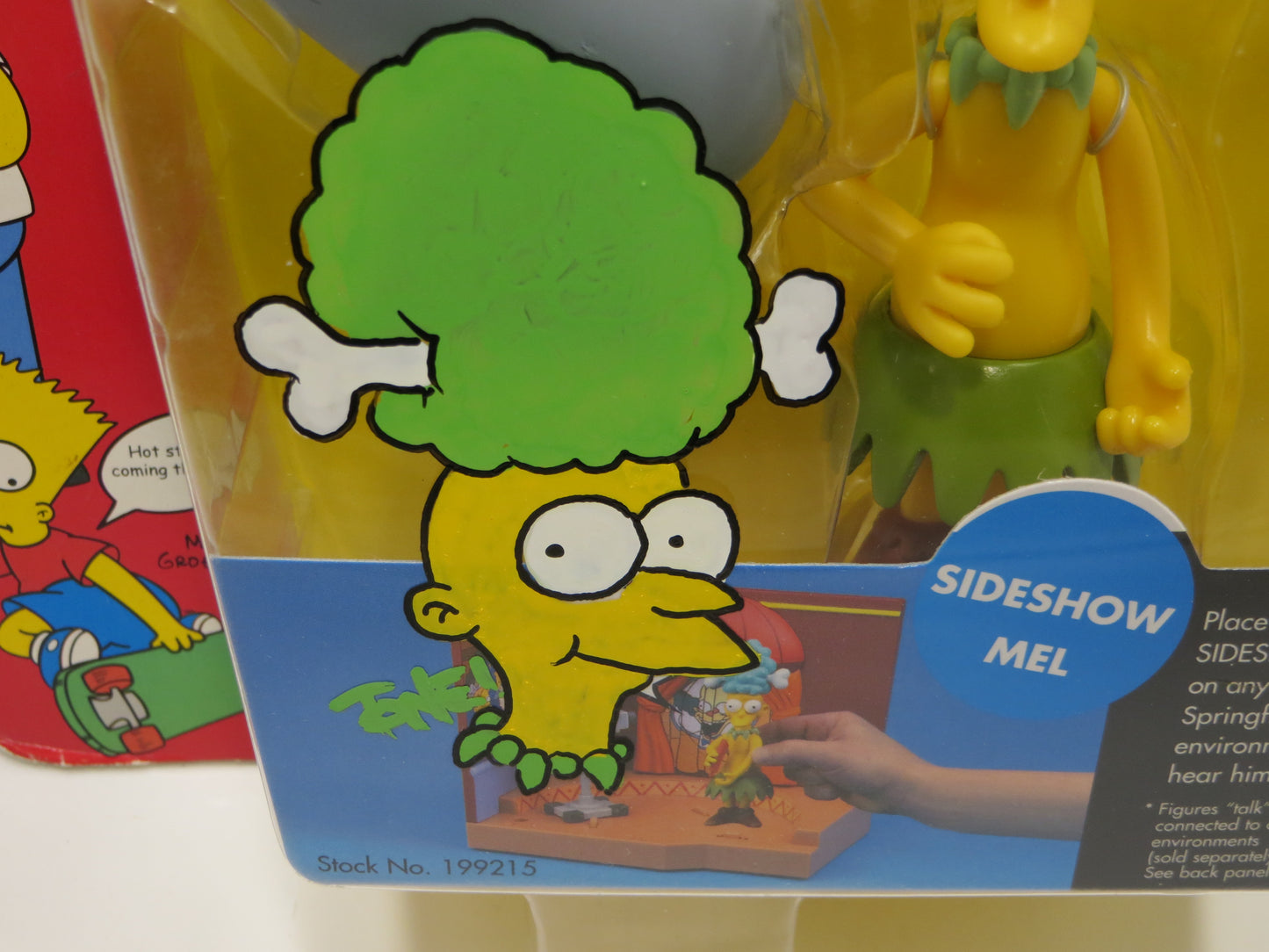 TONE RODRIGUEZ SIGNED SKETCHED Sideshow Mel SIMPSONS FIGURINE JSA