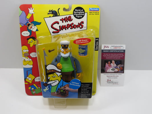 TONE RODRIGUEZ SIGNED SKETCHED CAPTAIN McCallister SIMPSONS FIGURINE JSA